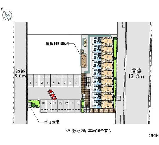 ★手数料０円★名護市大中４丁目　月極駐車場（LP）